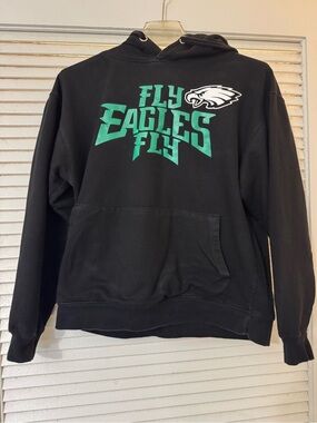 Black Philadelphia Eagles 'Fly Eagles Fly' Pullover Hoodie